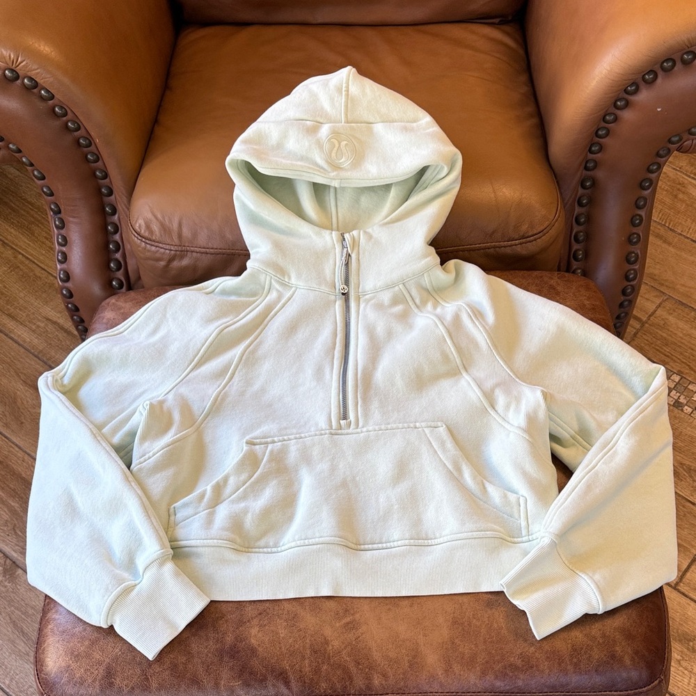 Lululemon Scuba Oversized Half-Zip Hoodie Sz XS/S Small XS Elixir Cotton Terry